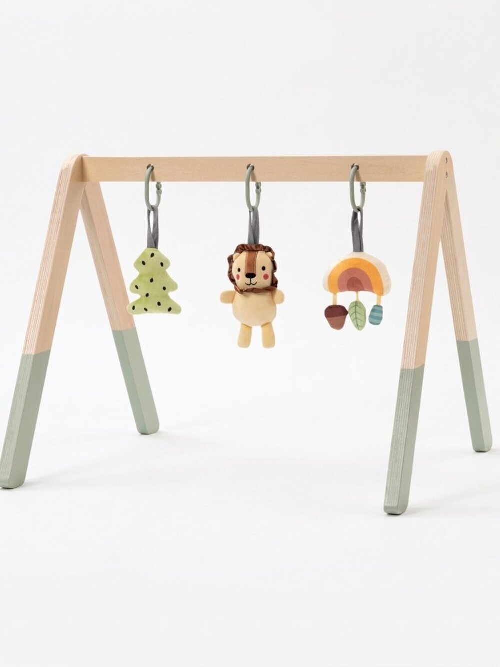 Brand New Wooden Baby Gym - Montessori Activity Center with Hanging Toys - Picture 2 of 16